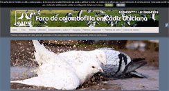 Desktop Screenshot of forocolombofilocadiz.com